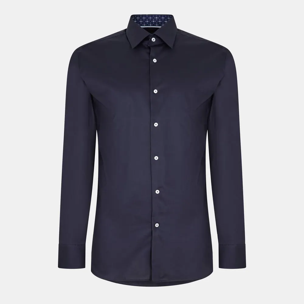 Boss Men's H Hank Kent Long Sleeve Oxford Shirt