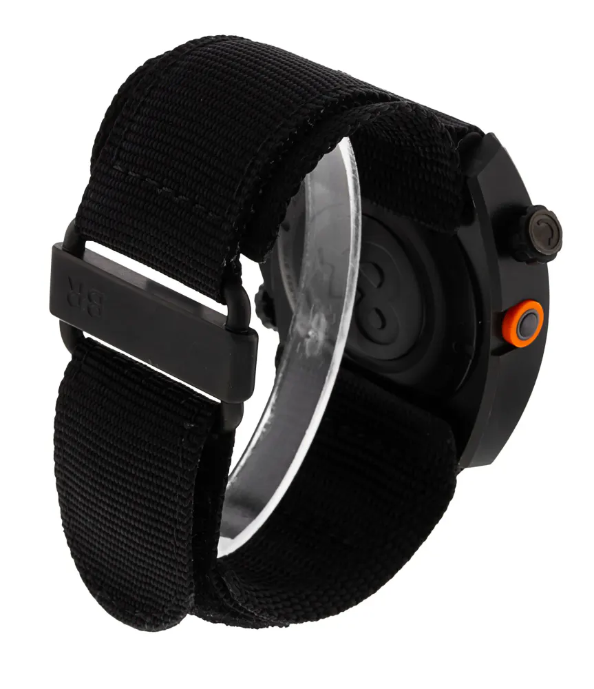 Bell and Ross BR02-94 Chronograph Carbon — 2008 — Very good in Black Baton, additional product view 3