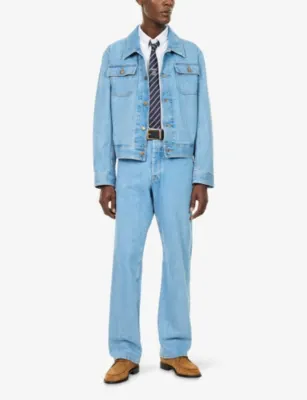 THOM BROWNE Backstrap denim jacket detail 2