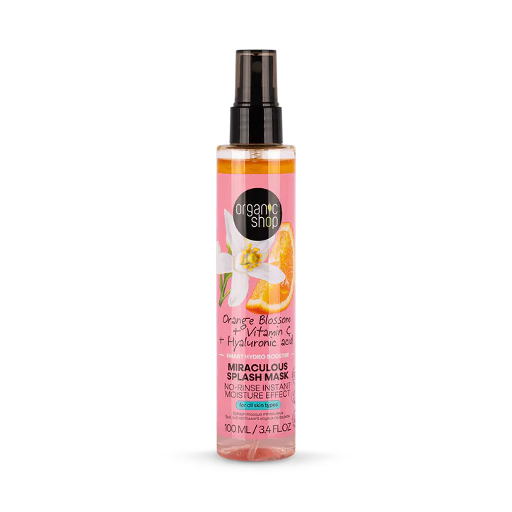 Organic Shop Orange Blossom Smart Hydro Booster Miraculous Splash Mask 100ml