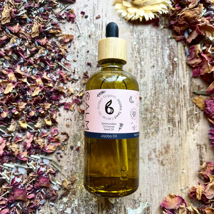 B Calm Organic Jojoba Carrier Oil – Natural Skincare & Aromatherapy Oil 100ml detail 2
