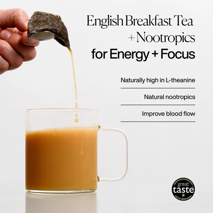 Mission Rise English Breakfast Tea (Ginkgo Biloba & Gotu Kola) 15 Tea Bags detail 2