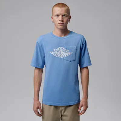 Jordan Flight Essentials Men's Pocket T-Shirt - Blue Beyond/Sail
