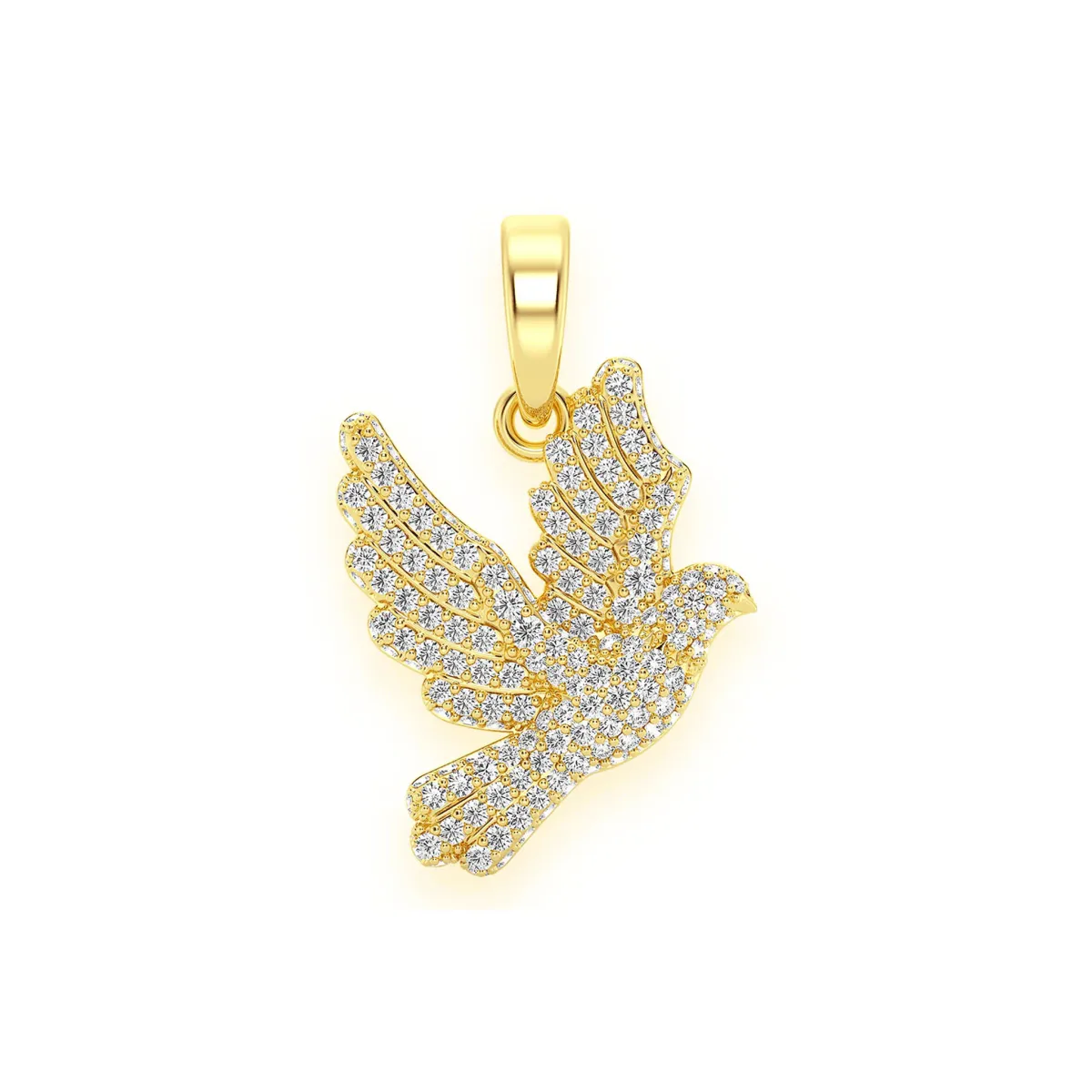 For Him Dove Diamond Pendant in Rose Gold / Lab Grown Diamond – Pendant