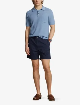 POLO RALPH LAUREN Polo Prepster Logo-Embroidered Stretch-Cotton Shorts detail 2