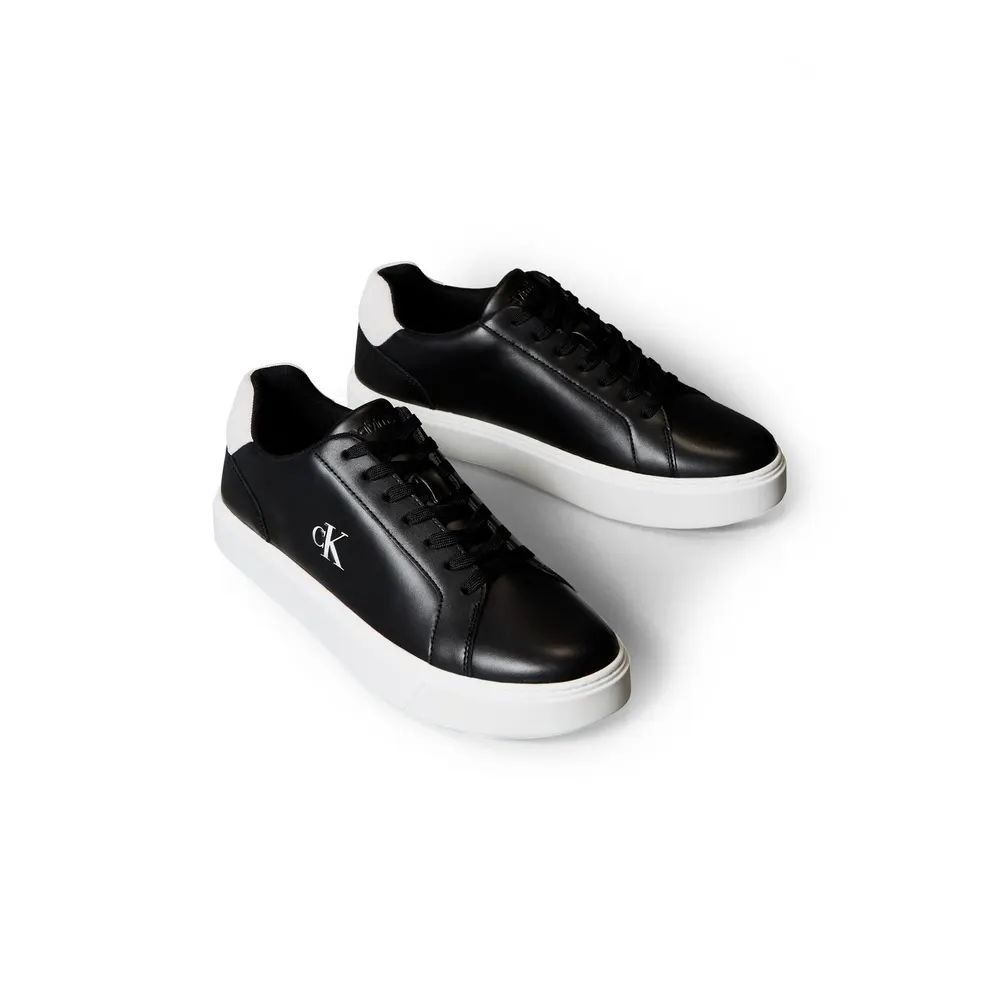 Calvin Klein Men's Leather Classic Cup Low-Top Trainers detail 2