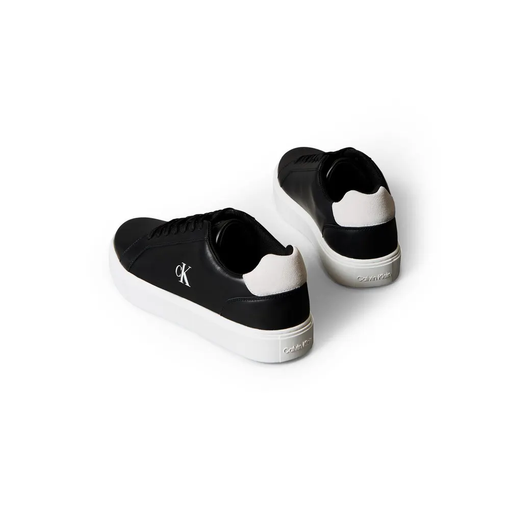 Calvin Klein Men's Leather Classic Cup Low-Top Trainers detail 3