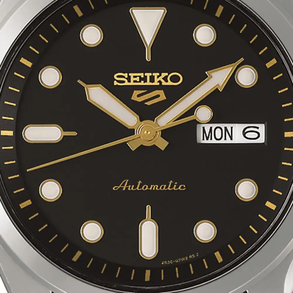 Seiko 5 Sports 5 Sports 40mm Mens Watch Black detail 2
