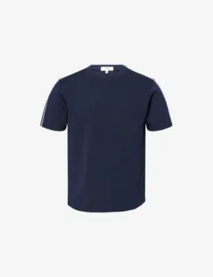 ARNE Everyday Luxe Piping Woven T-Shirt