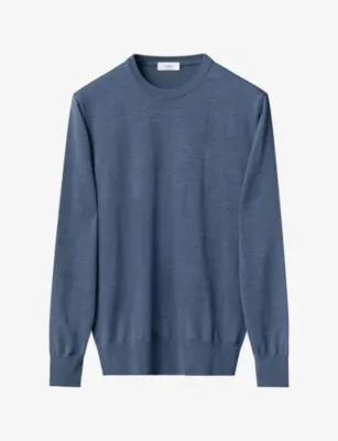 ETON Crew-Neck Wool-Knitted Jumnper - LIGHT BLUE - XXXXXL detail 2