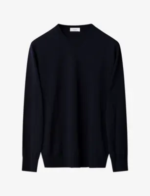 ETON Crew-Neck Wool-Knitted Jumnper - LIGHT BLUE - XXXXXL
