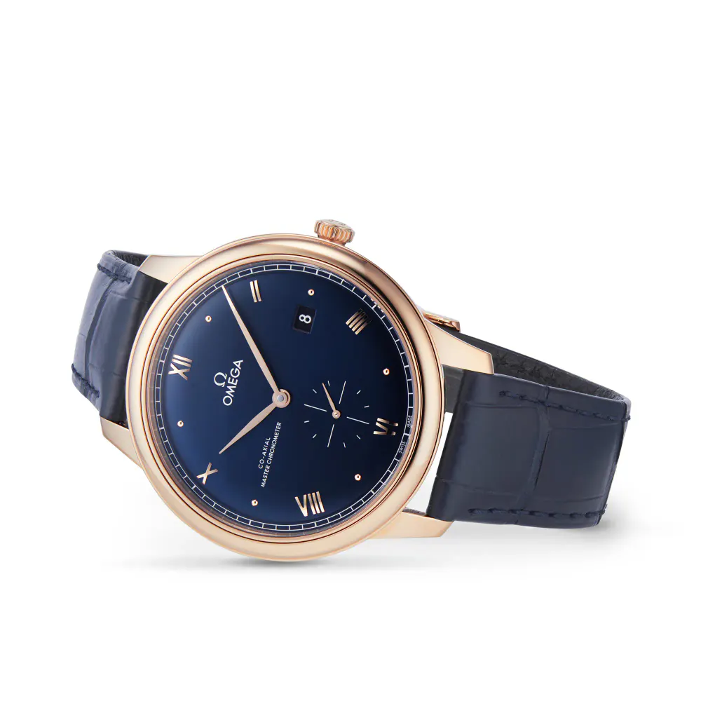 Omega De Ville Prestige Co-Axial Master Chronometer Small Seconds 41mm Mens Watch Blue detail 3