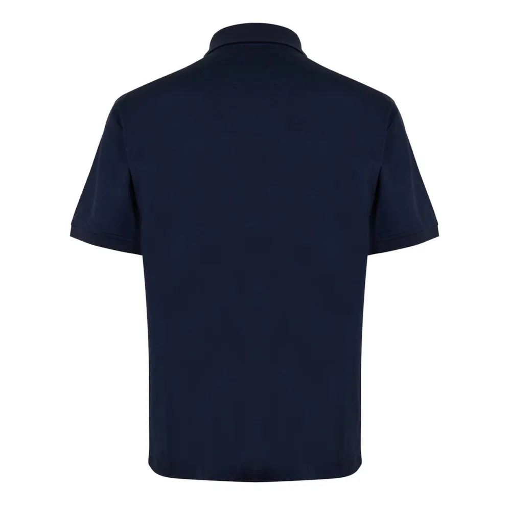 Belstaff Men's Steel Short Sleeve Polo Shirt detail 2