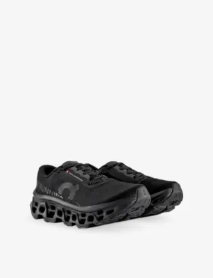 ON Cloudmonster 3 Woven Trainers - EUR 43 / 9 UK MEN in BLACK BLACK, additional product view 3