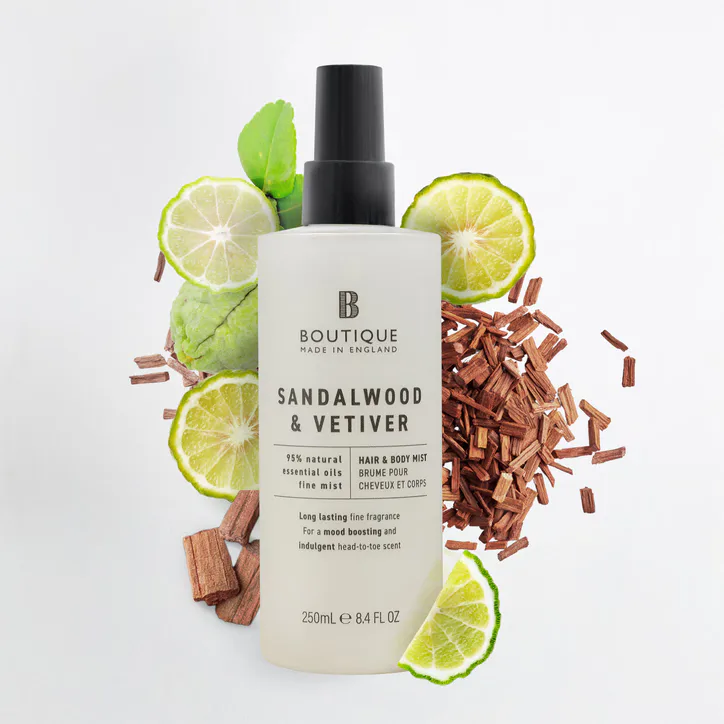 Boutique Hair & Body Mist Sandalwood & Vetiver 250ml – Beauty