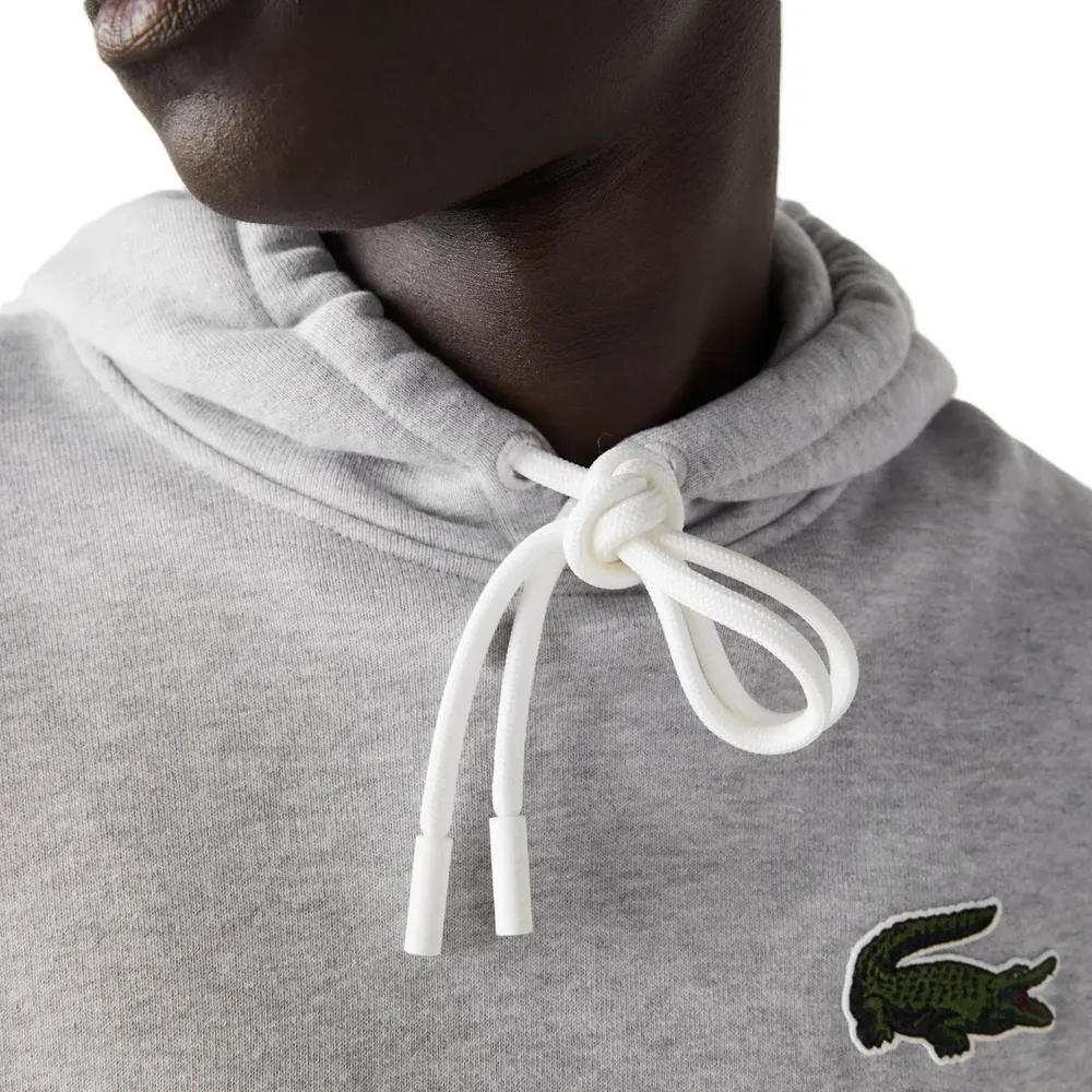 Lacoste Men's Logo Pull Over Hoodie detail 3