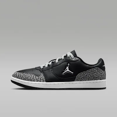 Jordan Court Connect Low SE Men's Shoes - Black/Light Smoke Grey/Dark Grey/White in Black/Light Smoke Grey/Dark Grey/White – Nike men's and unisex