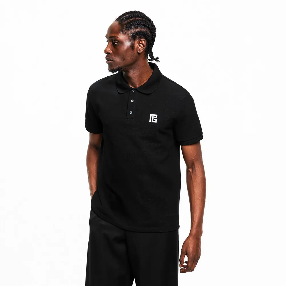 Balmain Men's Short Sleeve Polo Shirt detail 3