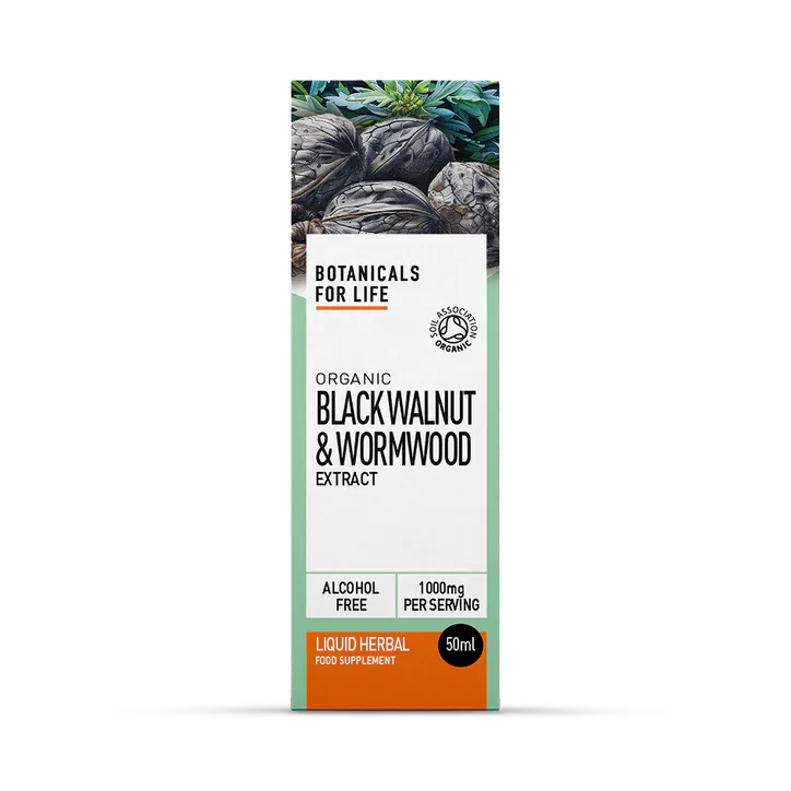 Botanicals For Life Organic Black Walnut & Wormwood Extract 50ml