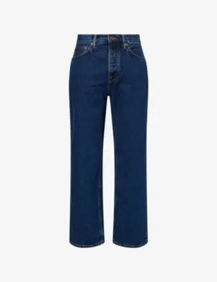 NUDIE JEANS Tuff Tony Straight-Leg Denim Jeans - 32/32 in Evening Jazz – Mens | Jeans | Straight Leg