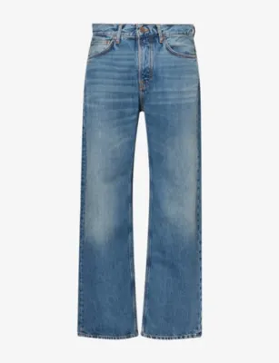 NUDIE JEANS Tuff Tony Straight-Leg Denim Jeans - 32/32 in Quiet Gold – Mens | Jeans | Straight Leg