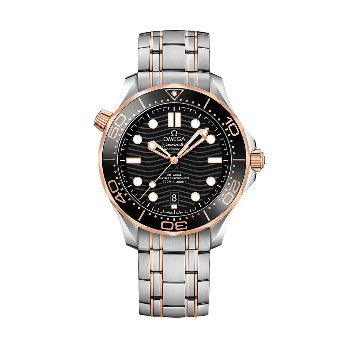Omega Seamaster Diver 300M Co-Axial 42mm Mens Watch Black