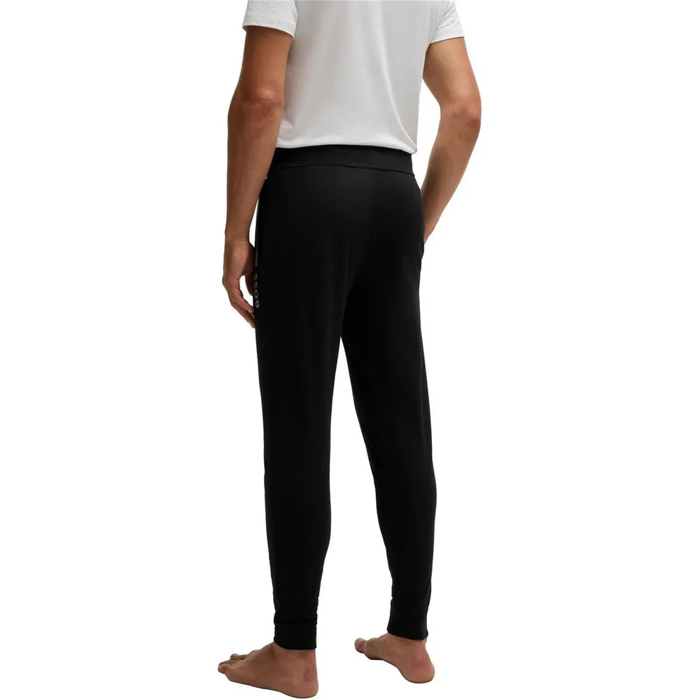 Boss Mens BOSS Streamlined Fleece Joggers with Logo Detail (Authentic) detail 2