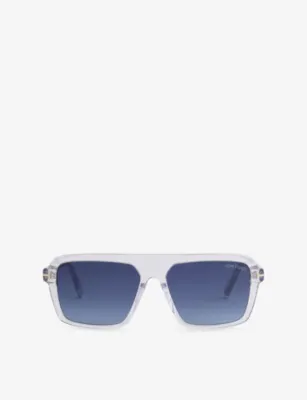 TOM FORD FT1204 Stavros Pilot-Frame Metal Sunglasses