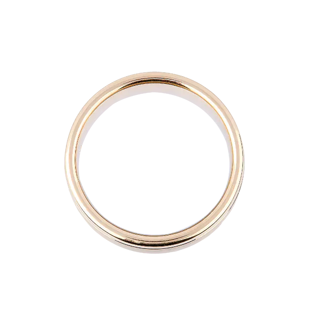 For Him Gents Bevelled Edge Wedding Ring In 9 Carat Yellow Gold, additional product view 3
