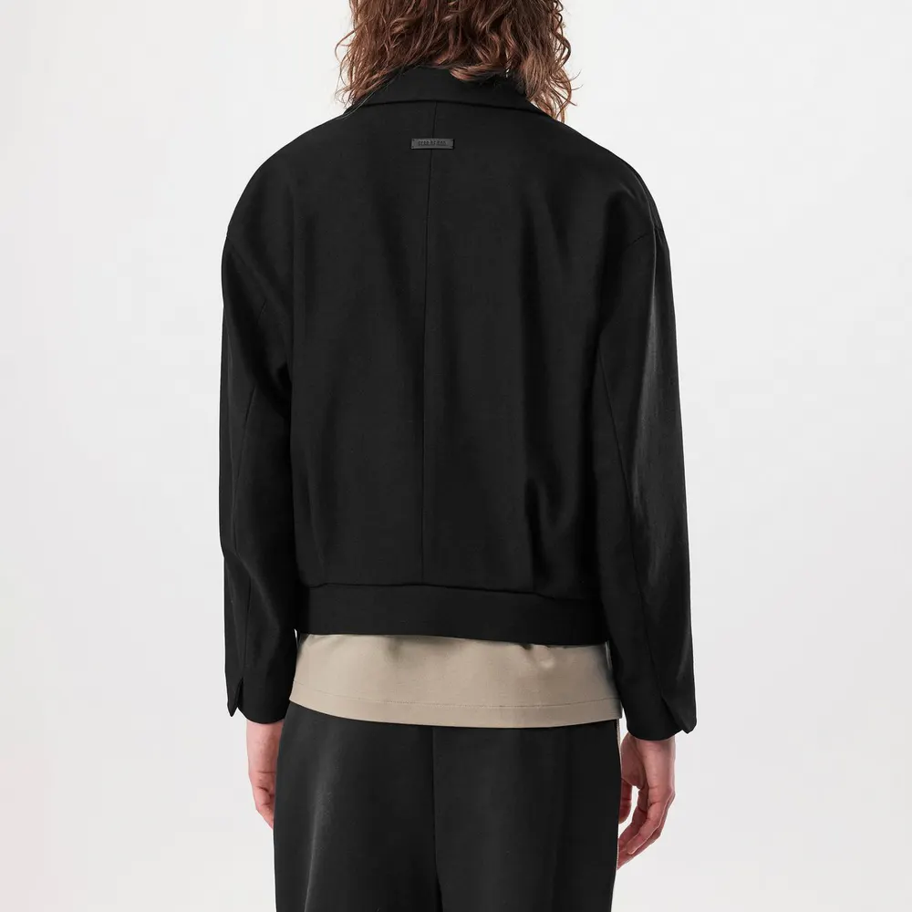 Fear Of God Men's Notch Lapel Long Sleeve Blazer in Black, additional product view 3