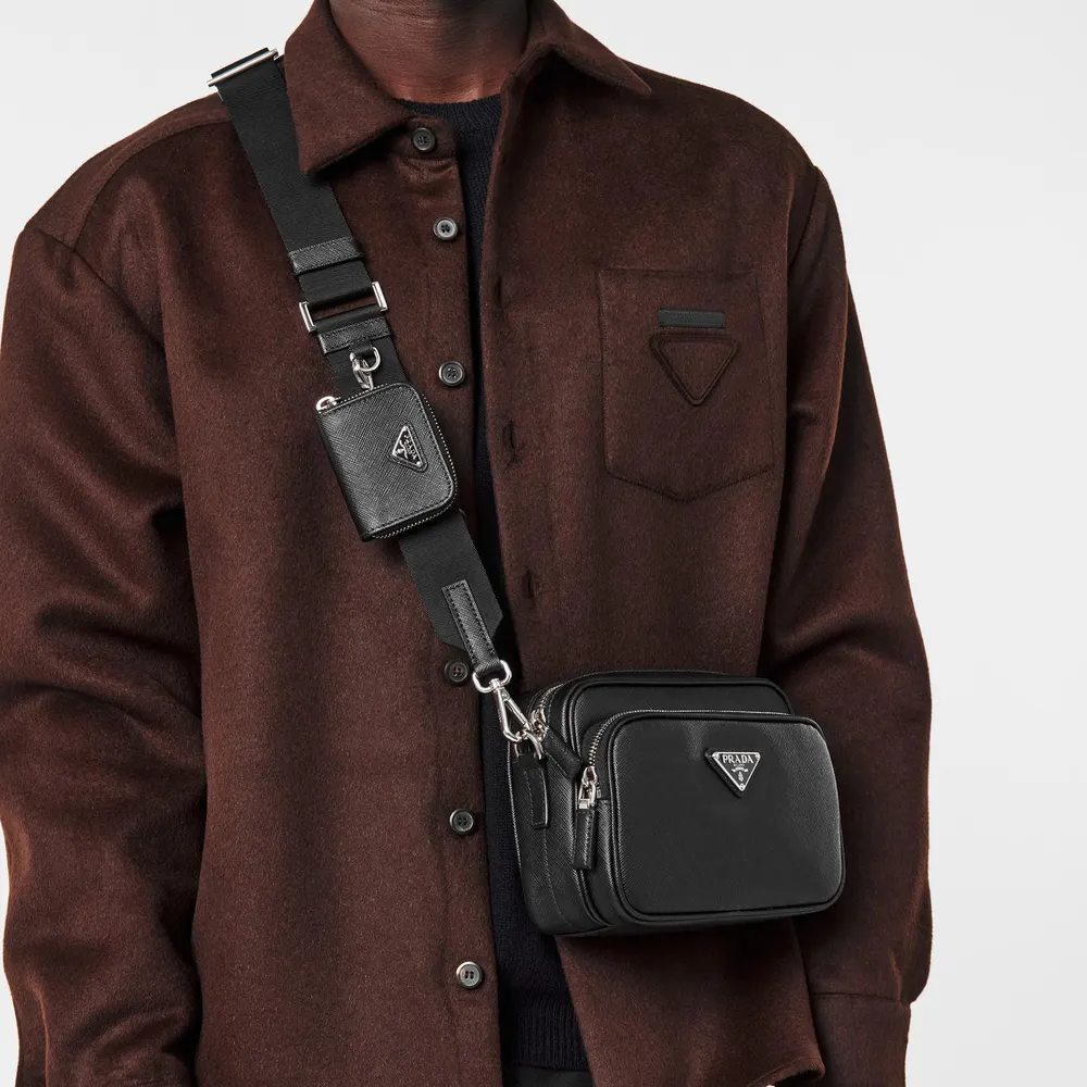 Prada Men's Cross Body Bags detail 3