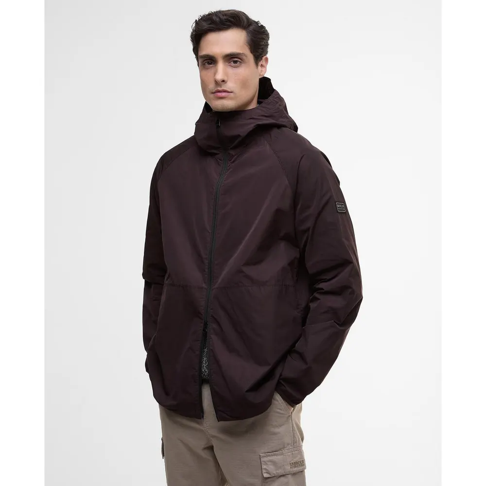 Barbour International Men's Peckett Water Resistant Hooded Long Sleeve Rain Anorak detail 2