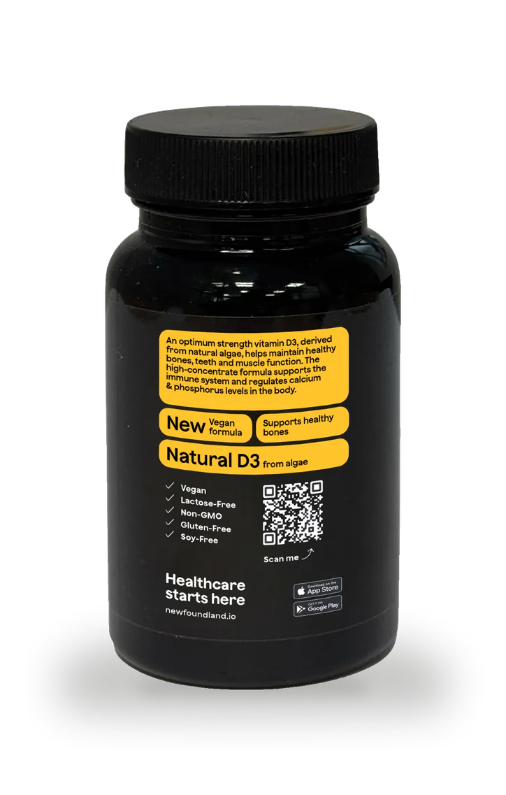Newfoundland Diagnostics Newfoundland Vitamin D Supplement 60 Capsules, additional product view 2