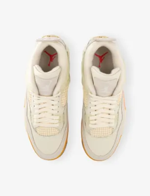 JORDAN Air Jordan 4 Retro Leather and Mesh Trainers - EUR 42.5 / 8.5 UK MEN detail 2
