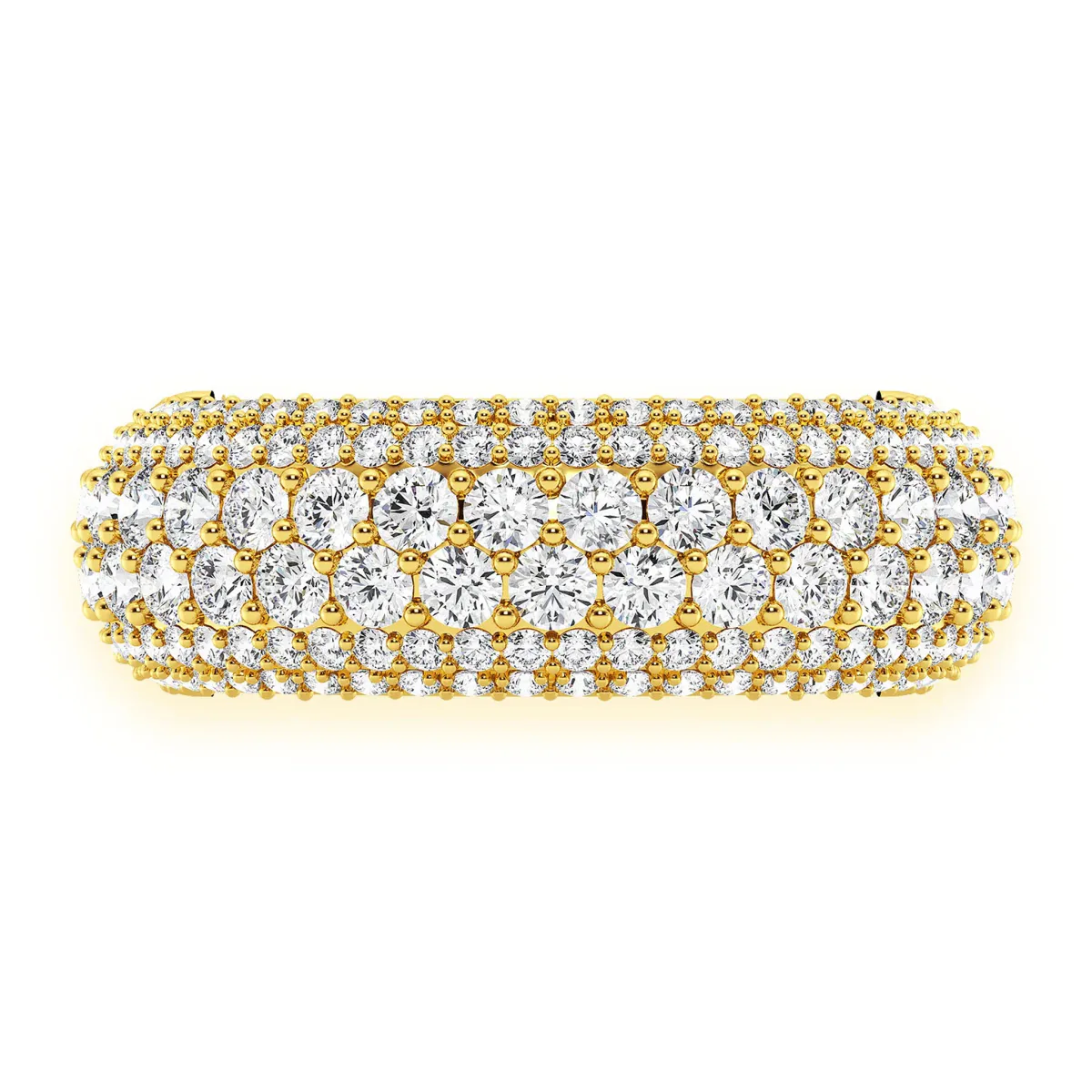 For Him Bubbly Band Ring in Rose Gold / Lab Grown Diamond – Ring