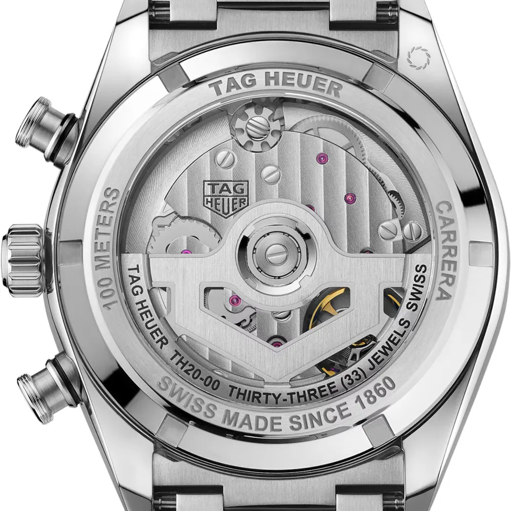 TAG Heuer Carrera Chronograph Sport Automatic 42mm Mens Watch Black detail 3