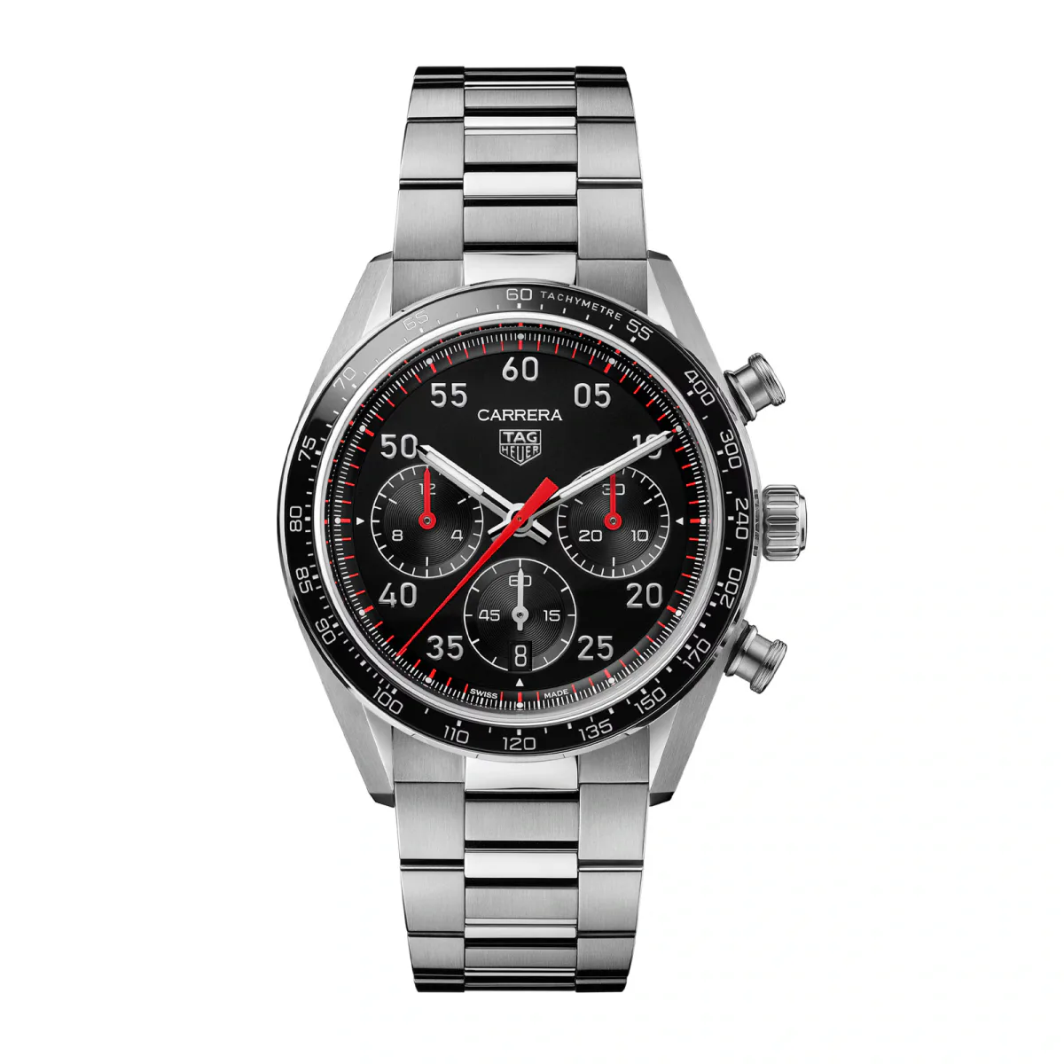 TAG Heuer Carrera Chronograph Sport Automatic 42mm Mens Watch Black
