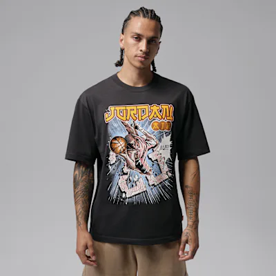 Jordan Brooklyn Men's T-Shirt - Off-Noir