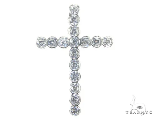 RINA - For Him FACTORY Iced Bezel Cross Crucifix 4882 in Rose Gold – Bracelet