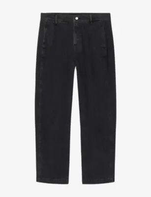 ALLSAINTS Raafi Barrel-Leg Stretch-Denim Jeans