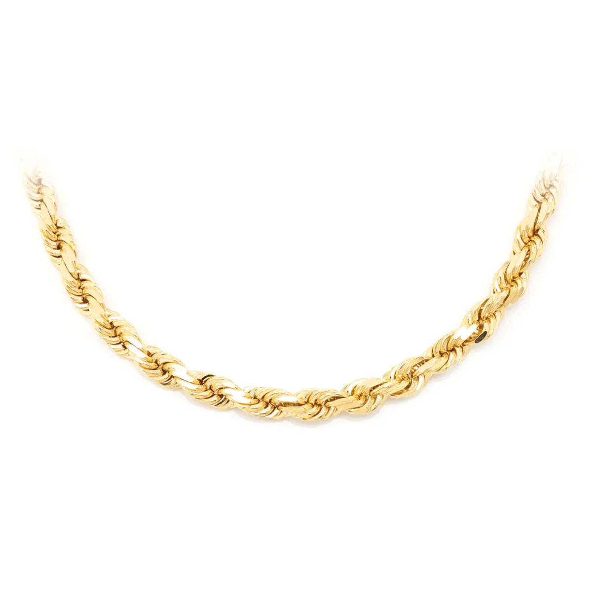 For Him Rope Gold Chain in 5mm / Rose Gold / 22" – Chain