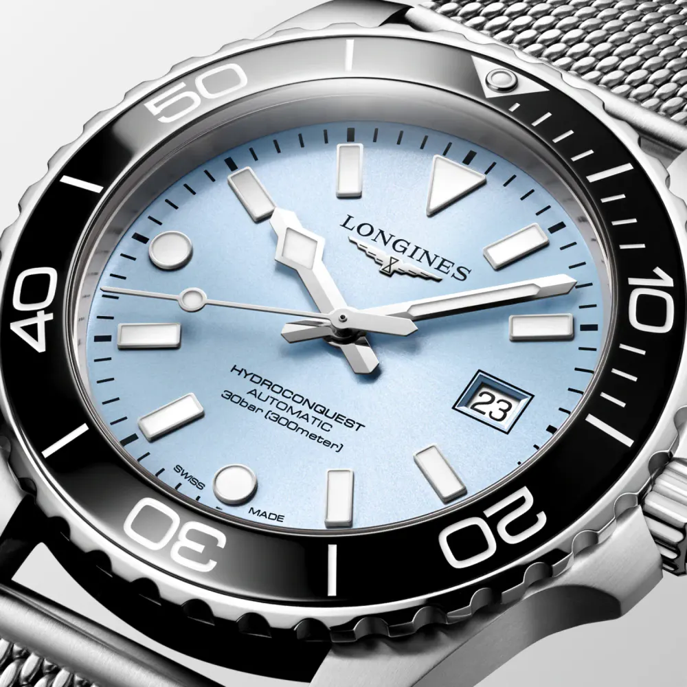Longines HydroConquest 42mm Mens Watch Blue in Blue, additional product view 2