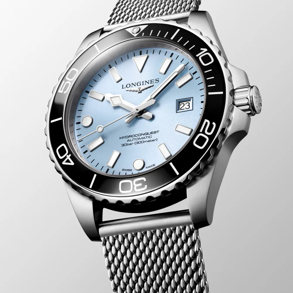 Longines HydroConquest 42mm Mens Watch Blue in Blue, additional product view 3