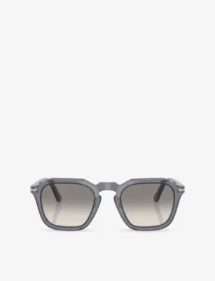 PERSOL PO3292S Square-Frame Acetate Sunglasses