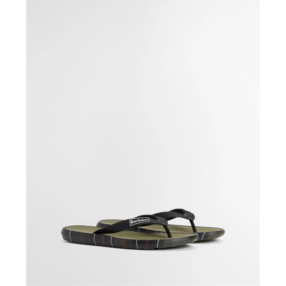 Barbour Mens Oakdale Sandals in OL91 Olive/Tan, additional product view 2