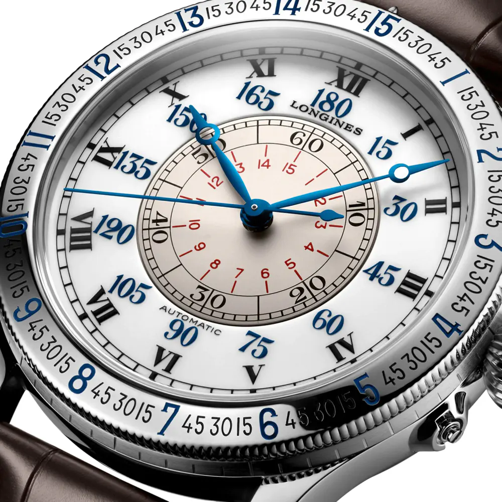 Longines The Lindbergh Hour Angle 47.5mm Mens Watch in White, additional product view 2