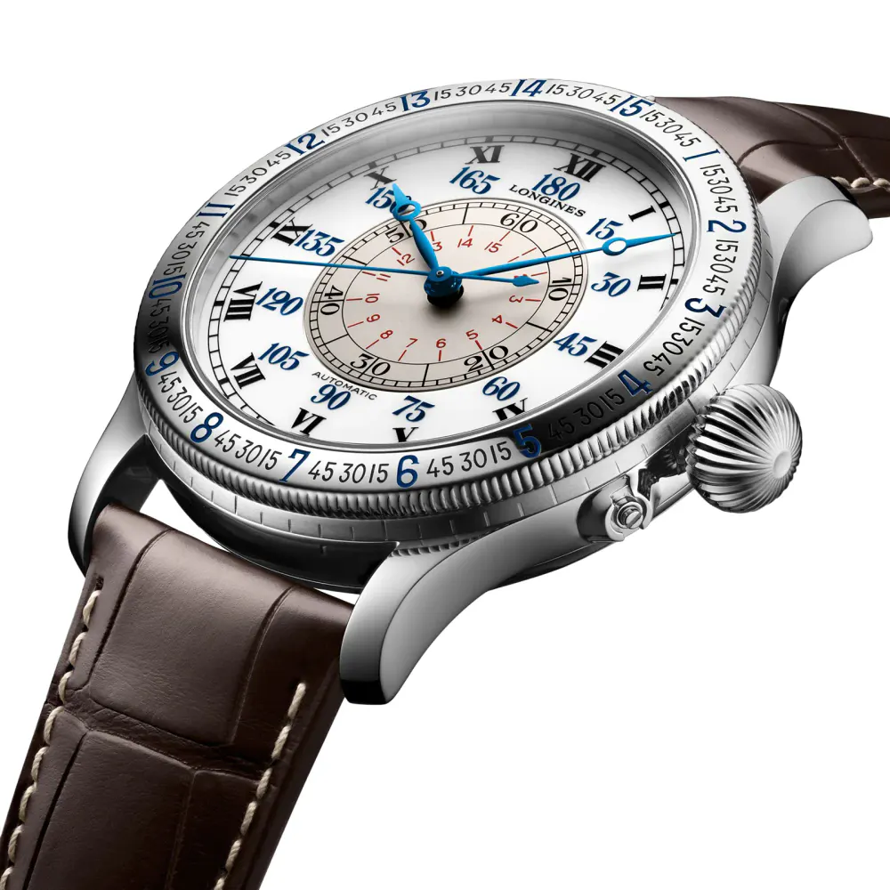 Longines The Lindbergh Hour Angle 47.5mm Mens Watch in White, additional product view 3