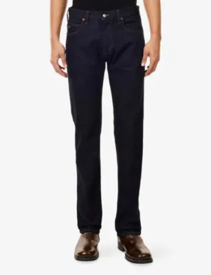 EMPORIO ARMANI J45 Regular-Fit Stretch-Denim Jeans - 30/32 in BLUE DENIM, additional product view 3