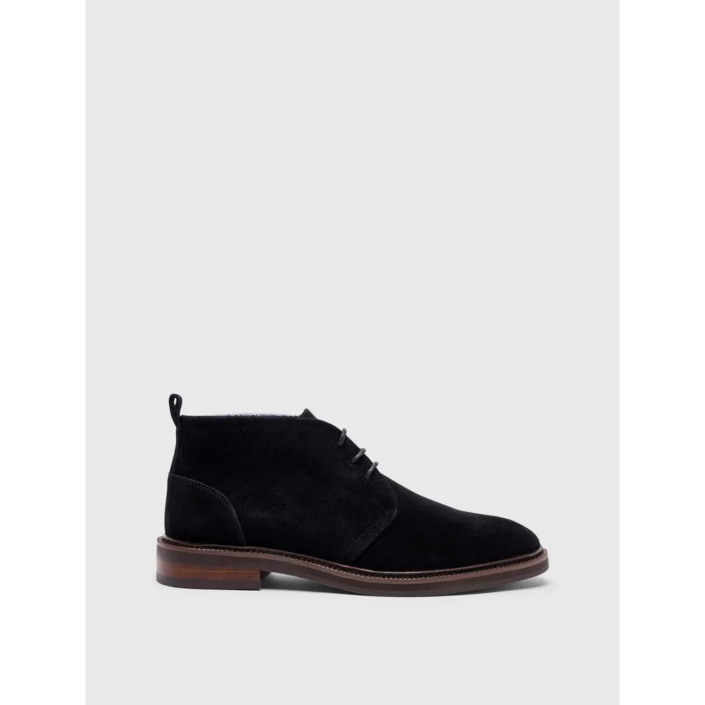 Pretty Green Men's Handley Chukka Boots in Black – Footwear
