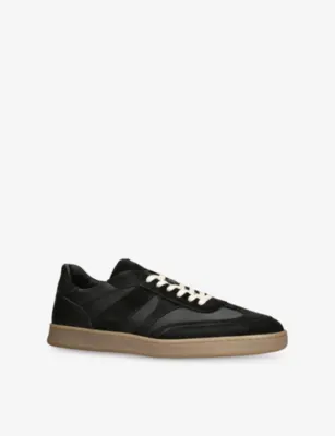 COLLEGIUM Court III Leather Trainers - EUR 46 / 12 UK MEN in BLACK, additional product view 3